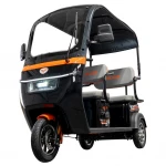 Triciclu Electric RURIS Pilot 3070N – Motor Electric 2900W, Baterie Plumb-Acid 72V 32Ah, Autonomie 60 km, Viteza 25 km/h, Capacitate 225 kg, negru