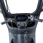 Triciclu Electric RURIS Pilot 3070N – Motor Electric 2900W, Baterie Plumb-Acid 72V 32Ah, Autonomie 60 km, Viteza 25 km/h, Capacitate 225 kg, alb, omologat pentru drum public