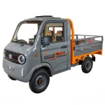 Camioneta electrica RURIS Pilot 5000G – motor 4900W, autonomie pana la 130 km, sarcina 898 kg, 2 locuri, fara permis auto, omologat pentru drum public, gri