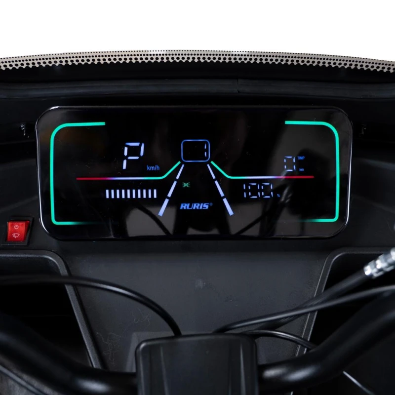 Triciclu Electric RURIS Pilot 3070N – Motor Electric 2900W, Baterie Plumb-Acid 72V 32Ah, Autonomie 60 km, Viteza 25 km/h, Capacitate 225 kg, negru