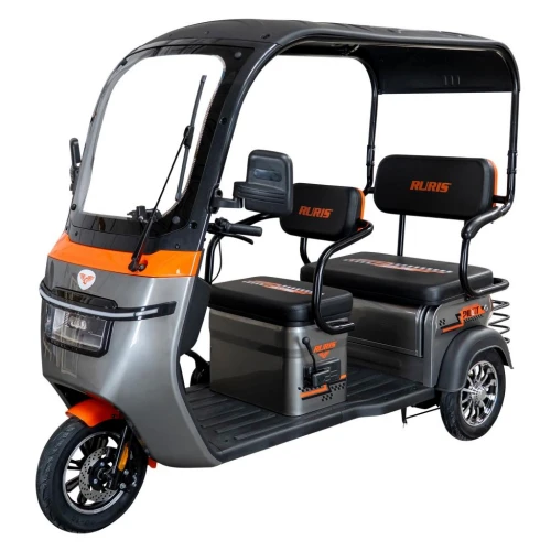 Triciclu Electric RURIS Pilot 3070N – Motor Electric 2900W, Baterie Plumb-Acid 72V 32Ah, Autonomie 60 km, Viteza 25 km/h, Capacitate 225 kg, gri