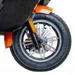 Triciclu Electric RURIS Pilot 3070N – Motor Electric 2900W, Baterie Plumb-Acid 72V 32Ah, Autonomie 60 km, Viteza 25 km/h, Capacitate 225 kg, negru