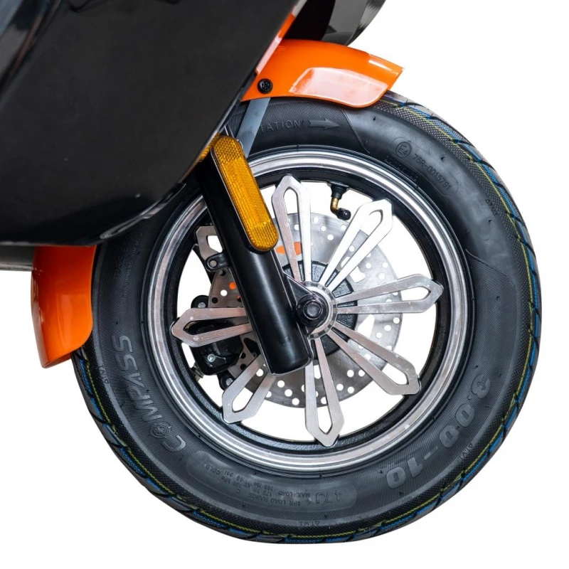 Triciclu Electric RURIS Pilot 3070N – Motor Electric 2900W, Baterie Plumb-Acid 72V 32Ah, Autonomie 60 km, Viteza 25 km/h, Capacitate 225 kg, negru