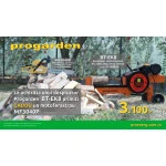 Despicator cinetic busteni ProGARDEN BT-EK8 51300EK8, 8 T, 230 V, 2 kW, Dmax 350 mm