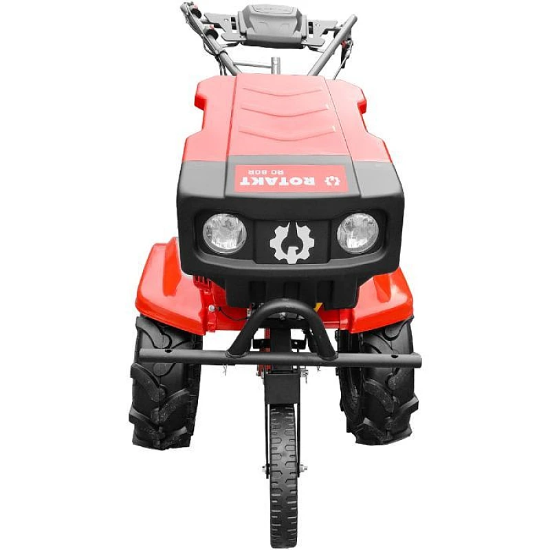 Motosapa Rotakt RO80R motor 7 CP latime lucru 83 cm 3 viteze freze roti cauciuc roata frontala, capota cu far