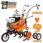 Motosapa RURIS DAC 7000ACC1, 7 CP, 4 timpi, 208 cc, roti cauciuc 4.00-8 + rarita ajustabila + roti metalice 350 fara manicot