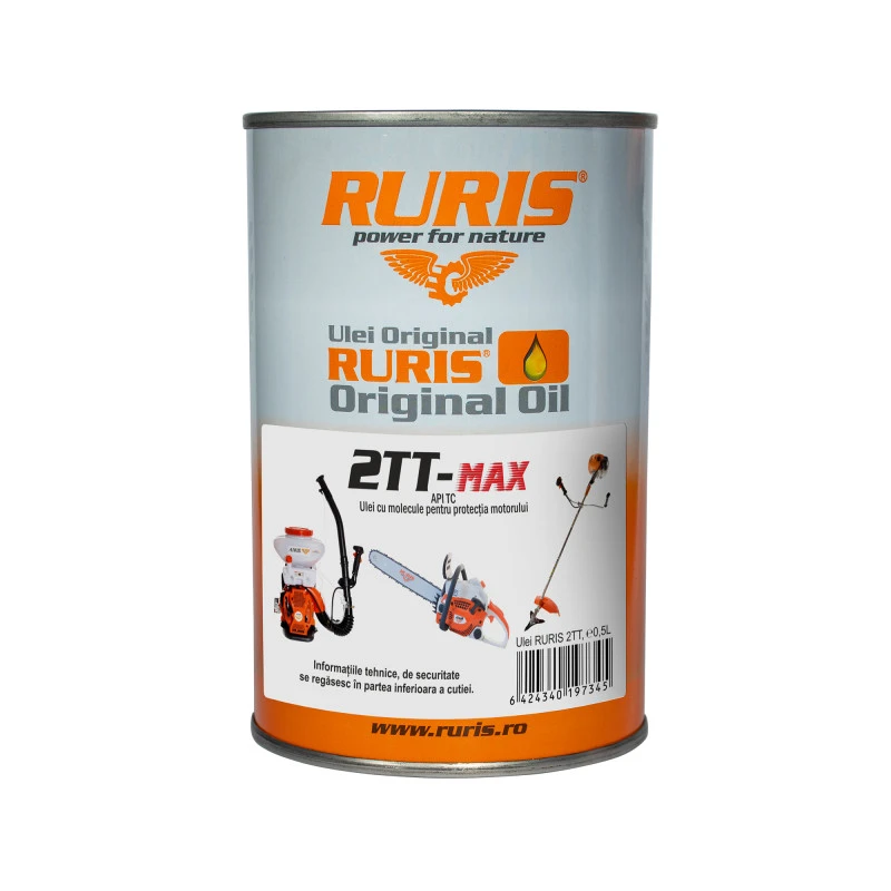 Ulei RURIS 2TT-MAX, 2 timpi, 500 ml