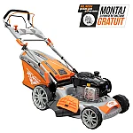 Masina de tuns iarba, pe benzina, RURIS RX333S, 3 CP, 140 CC, latime de lucru 46 cm, inaltime taiere 25-75 mm, sac colector 65 litri