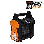 Aeroterma electrica RURIS Vulcano 200S, 2000 W, debit aer 139 mc/h, 3 trepte de putere, suprafata incalzita 20 mp