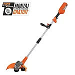 Trimmer electric de gazon pe acumulator RURIS RT 3345e, 200 Wh, diametru taiere 280 mm, 6500 rpm, fara acumulator, fara incarcator