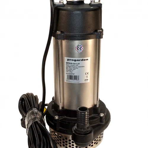 ProGARDEN QFD10-32-1.9 Pompa drenaj 1.25", 1.9kW, apa murdara, 230L/min, 32m