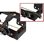 ProGARDEN Campo RM500CT remorca 500kg minitractor, 1 osie, prindere cupla, roti profil agricol 6.00-12