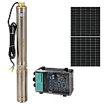 Progarden Pachet 3TSC3.5-50-48/500 Pompa submersibila 1", solar, 500W/48V, MPPT, 50m, 3.5mch, multietajata, apa curata + 1 x SP460M-72H Panou fotovoltaic