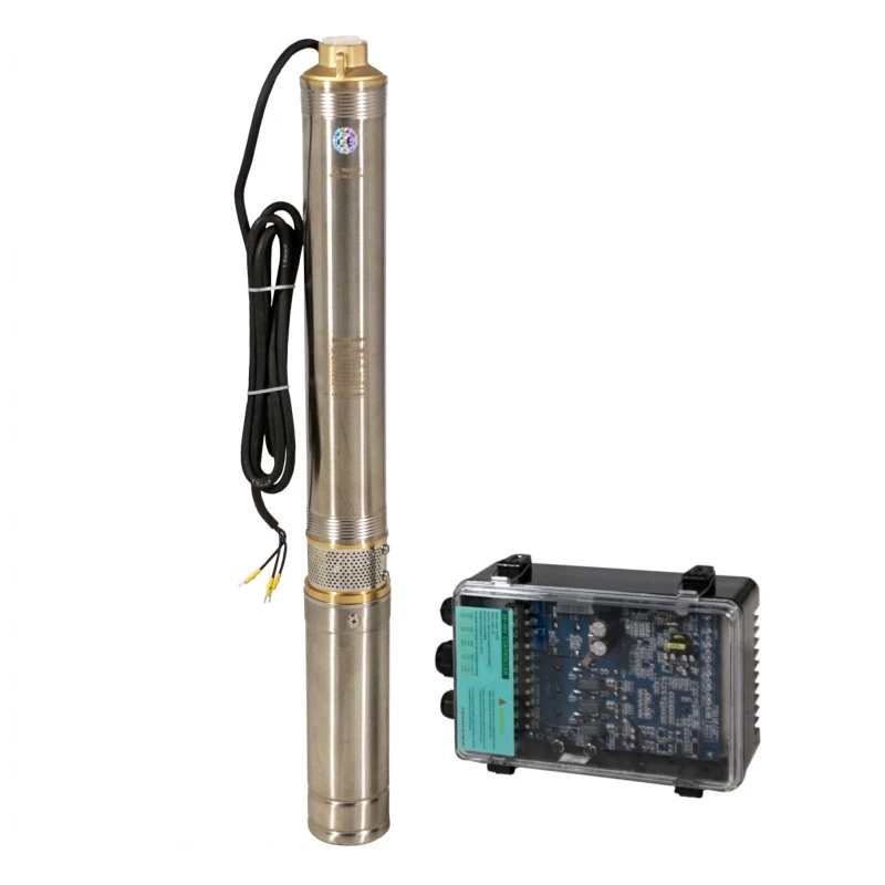 Progarden Pachet 3TSC3.5-50-48/500 Pompa submersibila 1", solar, 500W/48V, MPPT, 50m, 3.5mch, multietajata, apa curata + 2 x SP460M-72H Panou fotovoltaic