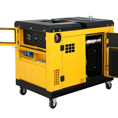 Stager YDE13TA Generator insonorizat 10kVA, 39A, 3000rpm, monofazat, diesel, pornire electrica