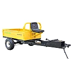 ProGARDEN Alpine RM500T Remorca cu tractiune 500kg, 1 osie, prindere bolt pentru motocultor, roti 19x7-8