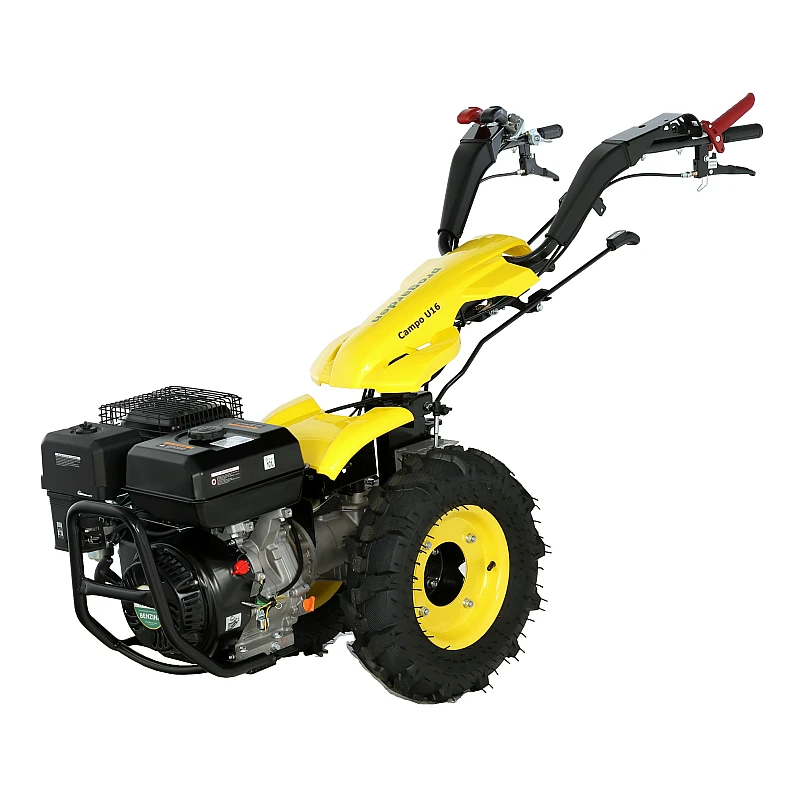ProGARDEN Campo U16 motocultor multifunctional 14CP, benzina, EU V, pornire la sfoara, 3+2 viteze, reductor + FT90 freza tractata 900mm