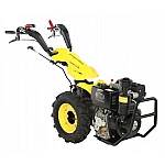 ProGARDEN Campo U12E motocultor multifunctional 12CP, diesel, pornire electrica, 3+2 viteze, reductor + BC120M bara cosire mobila 120cm