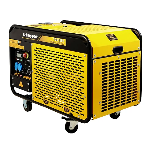 Stager YDE12E3 Generator open-frame 12kVA, 16A, 3000rpm, trifazat, diesel, pornire electrica