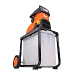 Tocator de crengi si resturi vegetale RURIS ST200S, 2800 W, diametru maxim taiere 45 mm, viteza taiere 4600 rpm, cos colectare 60 l, roti deplasare