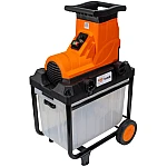 Tocator de crengi si resturi vegetale RURIS ST200, 2800 W, 4500 rot/min, diametru taiere 35 mm, cos colector 45 litri