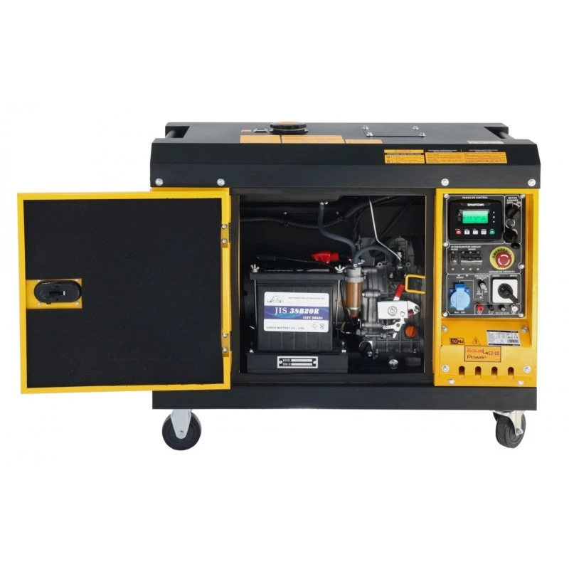 Stager YDE8600TA-TA3 Generator insonorizat 7.5kVA, 3000rpm, dual trifazat si monofazat, diesel, pornire electrica