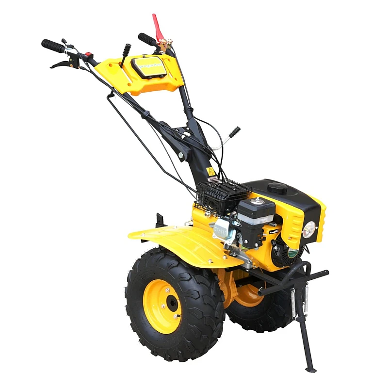 Motocultor 4x4 ProGARDEN Campo 873 Alpine 7CP, 2+1, freze, benzina, roti ATV, 2 prize putere