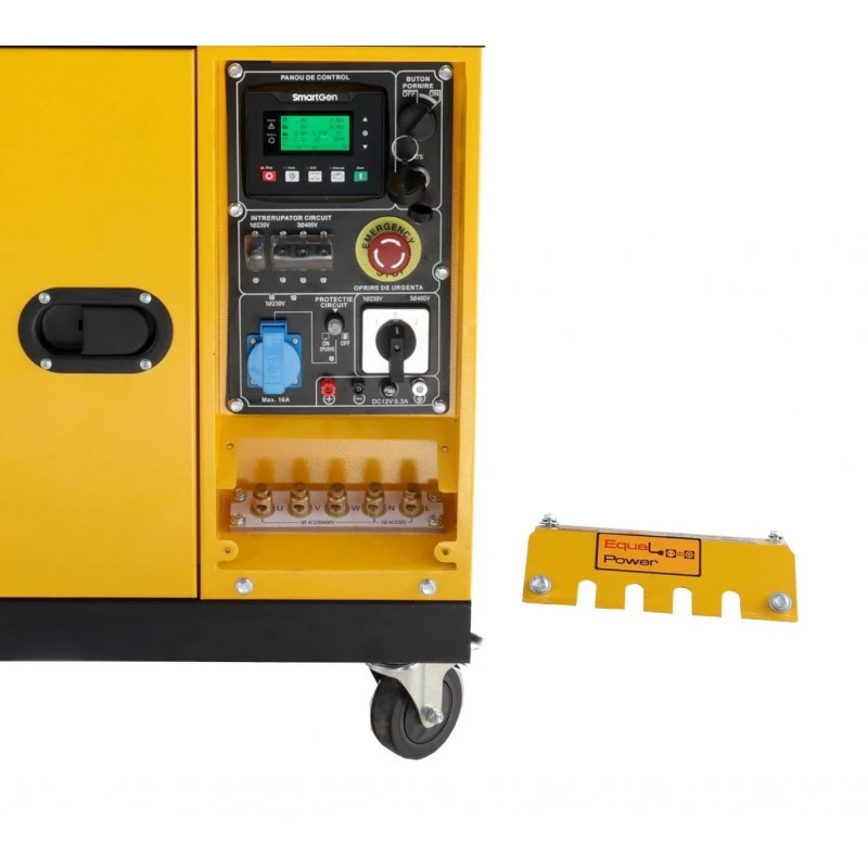 Stager YDE8600TA-TA3 Generator insonorizat 7.5kVA, 3000rpm, dual trifazat si monofazat, diesel, pornire electrica