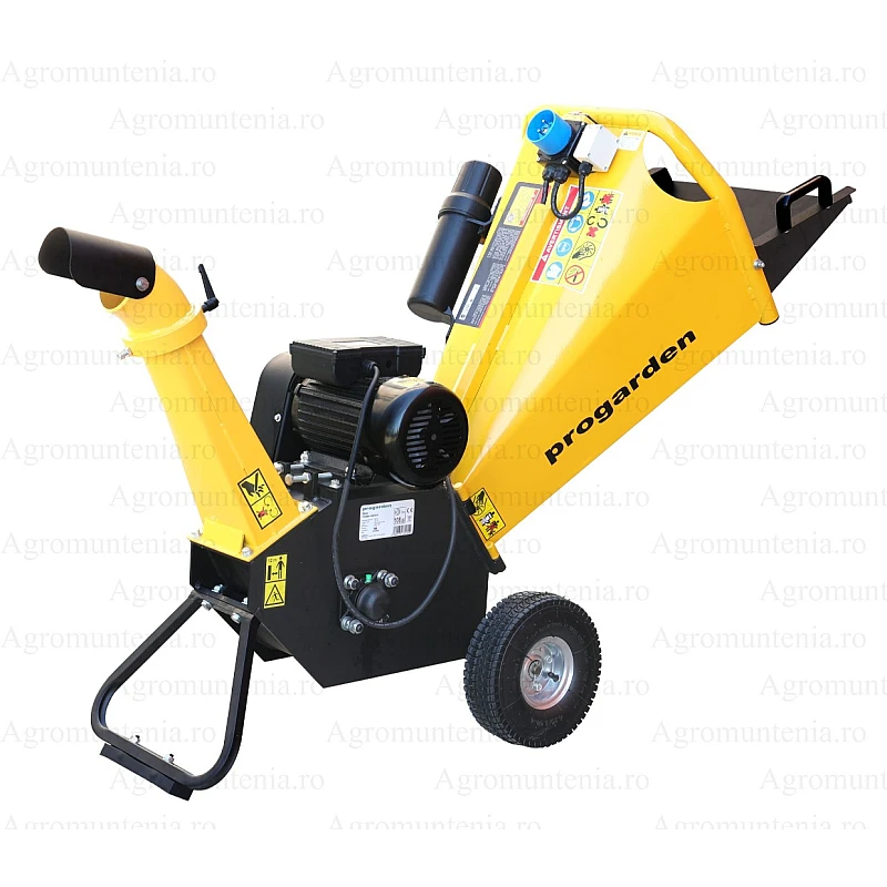 Tocator resturi vegetale ProGARDEN TE50, motor electric 2.2kW, 230V, diametru maxim 50mm