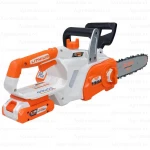 Drujba electrica cu acumulator Ruris 2524e Power Alfa UP, sina 25 cm, lant 3/8 inch, 1.3 mm, 1 x Li-Ion 20V, 4Ah, contine acumulator + incarcator