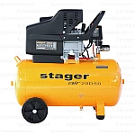 Stager Air 20D50 compresor aer, 50L, 8bar, 200L/min, monofazat, angrenare directa