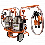 Mulgatoare RURIS Fagaras Lact 902, 2 posturi, 2 bidoane inox 60L, 550W
