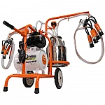 Mulgatoare RURIS Fagaras Lact 902, 2 posturi, 2 bidoane inox 60L, 550W
