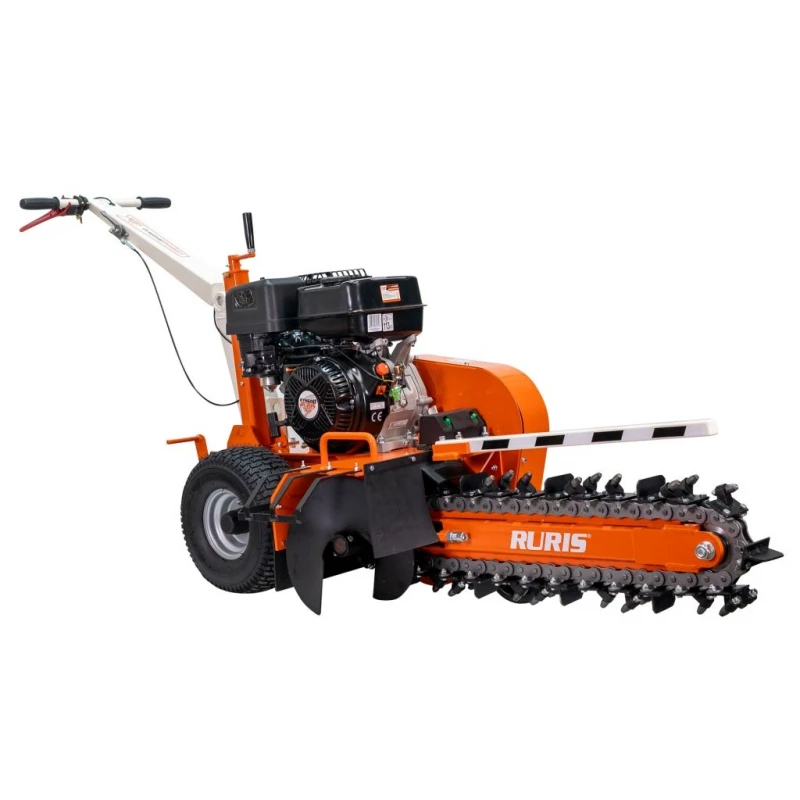 Masina de sapat santuri RURIS RTH 600, motor Ducar 17 CP, 420cc, lama 27 dinti, lungime lant 2350 mm, 6.5L rezervor