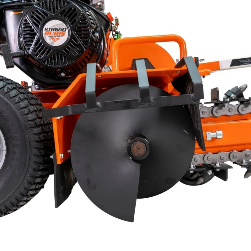 Masina de sapat santuri RURIS RTH 600, motor Ducar 17 CP, 420cc, lama 27 dinti, lungime lant 2350 mm, 6.5L rezervor