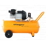 Stager Air 36D100 compresor aer, 100L, 10bar, 356L/min, monofazat, angrenare directa