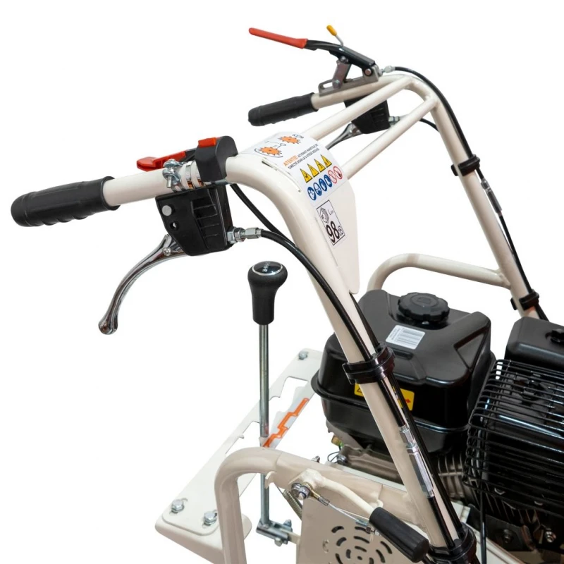 Roaba autopropulsata RURIS RTS 6000, motor benzina 7 CP, 500 kg capacitate, 3+1 trepte, basculare manuala