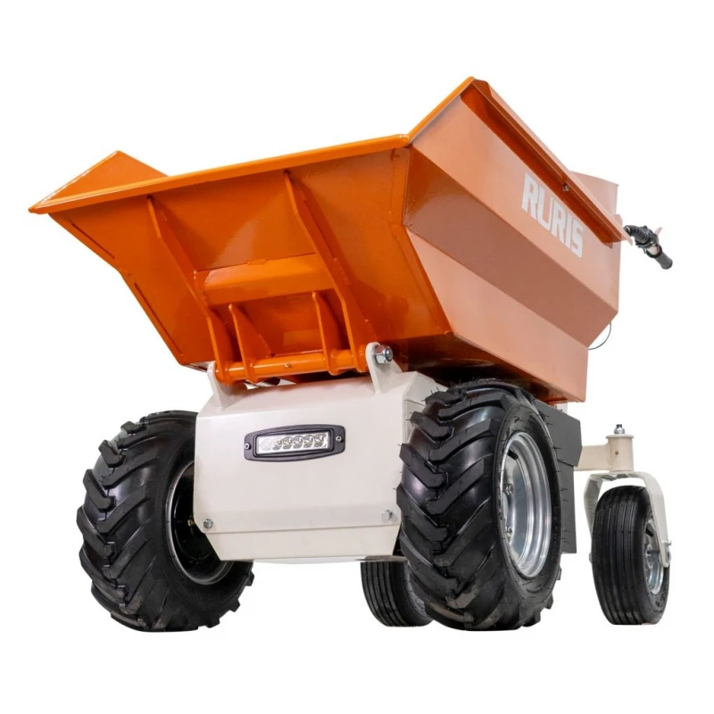 Roaba Electrica Autopropulsata RURIS RTS 5000 – Motor 1000W, Baterie 48V, Capacitate 500 kg, Basculare Hidraulica