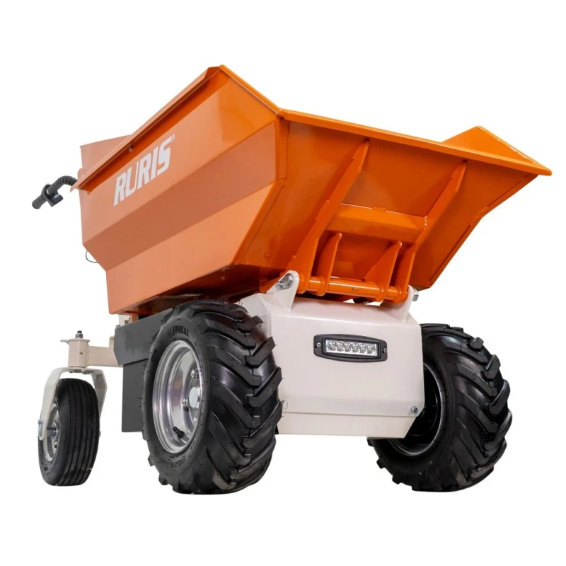 Roaba Electrica Autopropulsata RURIS RTS 5000 – Motor 1000W, Baterie 48V, Capacitate 500 kg, Basculare Hidraulica