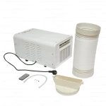 Aparat de aer conditionat portabil 2224 BTU, 280W, 220V cu functie incalzire, dezumidificare, ventilatie, telecomanda, comenzi vocale, kit instalare inclus Breckner Germany