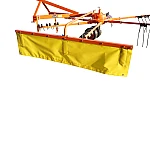 Grebla rotativa tip paianjen cu 6 brate, latime de lucru 2.80m, putere necesara 20-80CP 256kg Breckner Germany