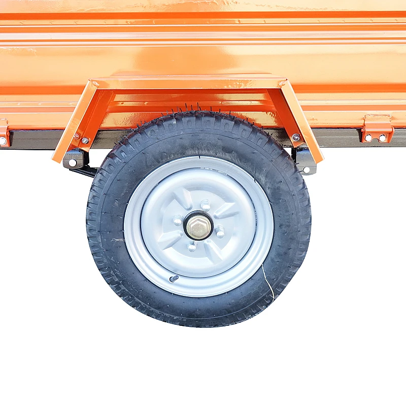 Remorca motocultor ROMDAC RMD003, capacitate maxima 450 kg, dimensiuni 1400 x 1000 x 300 mm