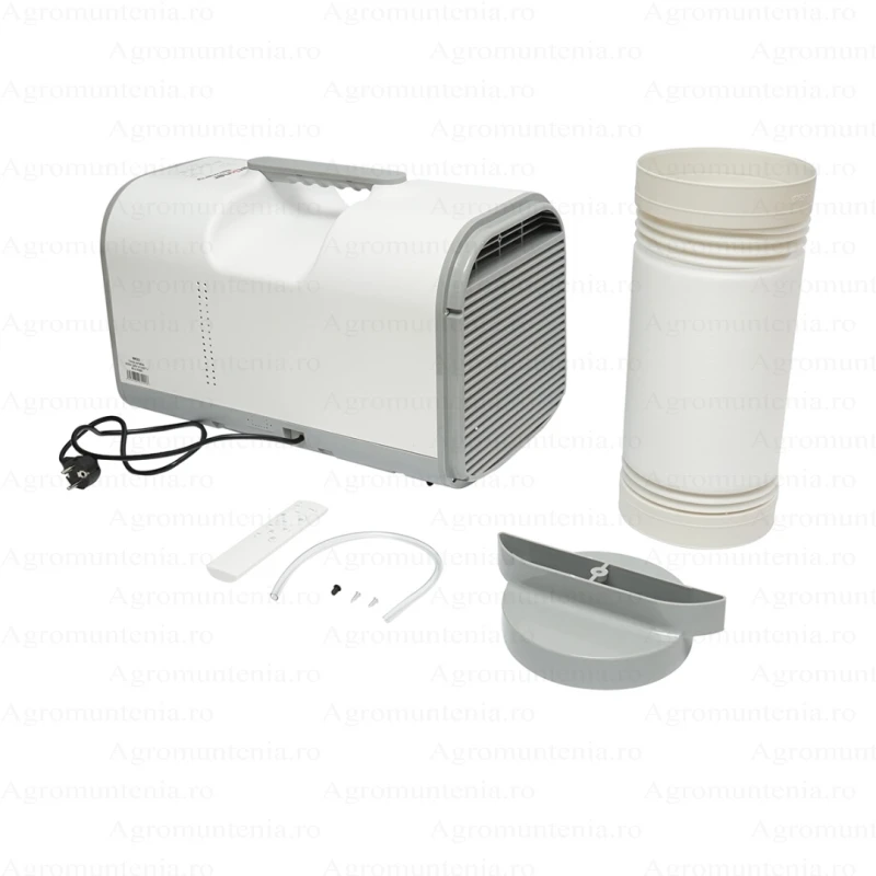 Aparat de aer conditionat portabil 4100 BTU, 420W, 220V cu functie dezumidificare, ventilatie, telecomanda, mod somn, kit instalare inclus Breckner Germany