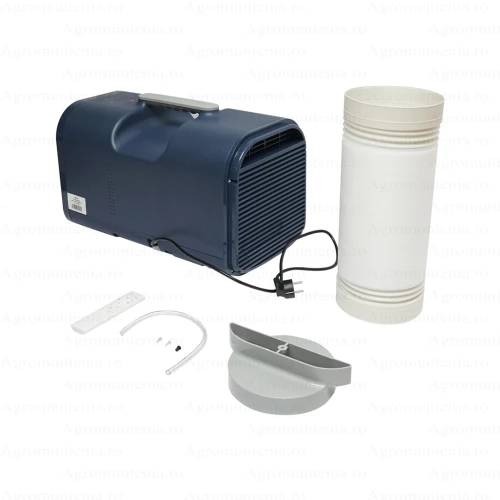 Aparat de aer conditionat portabil 4100 BTU, 420W, 220V cu functie dezumidificare, ventilatie, telecomanda, mod somn, kit instalare inclus, Breckner