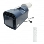 Aparat de aer conditionat portabil 4100 BTU, 420W, 220V cu functie dezumidificare, ventilatie, telecomanda, mod somn, kit instalare inclus, Breckner
