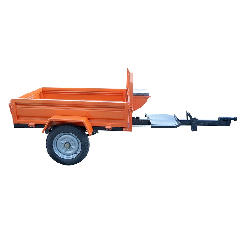 Remorca motocultor ROMDAC RMD003, capacitate maxima 450 kg, dimensiuni 1400 x 1000 x 300 mm