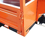 Remorca motocultor ROMDAC RMD003, capacitate maxima 450 kg, dimensiuni 1400 x 1000 x 300 mm