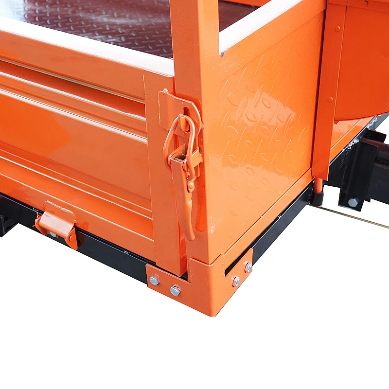 Remorca motocultor ROMDAC RMD003, capacitate maxima 450 kg, dimensiuni 1400 x 1000 x 300 mm