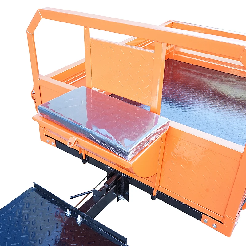 Remorca motocultor ROMDAC RMD003, capacitate maxima 450 kg, dimensiuni 1400 x 1000 x 300 mm