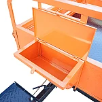 Remorca motocultor ROMDAC RMD003, capacitate maxima 450 kg, dimensiuni 1400 x 1000 x 300 mm